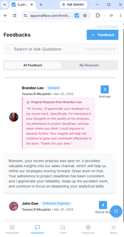 evalflow-mobile-feedback-feed
