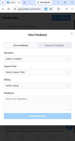evalflow-mobile-feedback-form